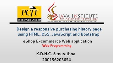 Web Project Task 35 | 1st Year | Semester 01 | Java Institute | Hasini Senarathna
