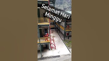 Simulasi Evakuasi Korban di Barak Karyawan oleh Dept.Emergency Response. Pt. Freeport .