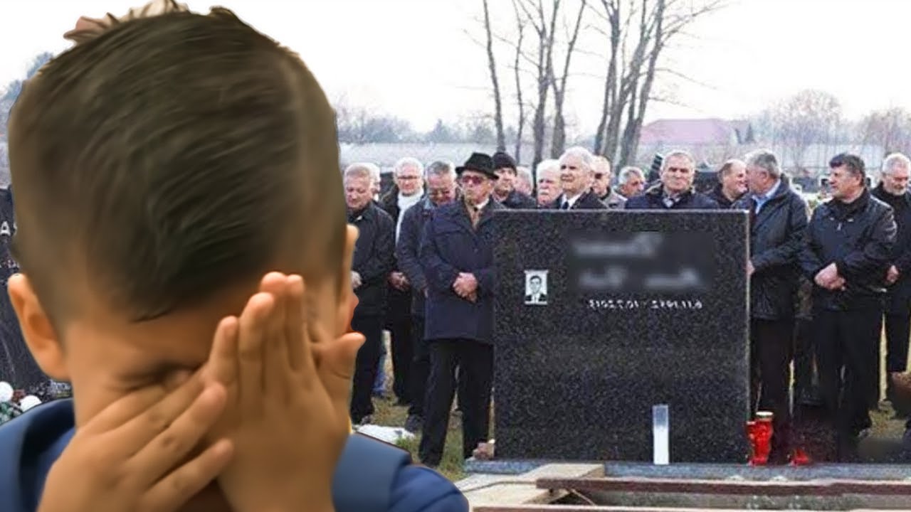 A boy approached his mother to bid farewell but when he uttered