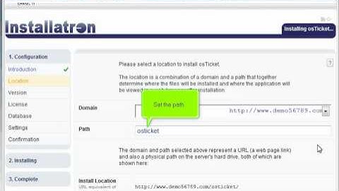 How to install osTicket in Installatron | HostVizor