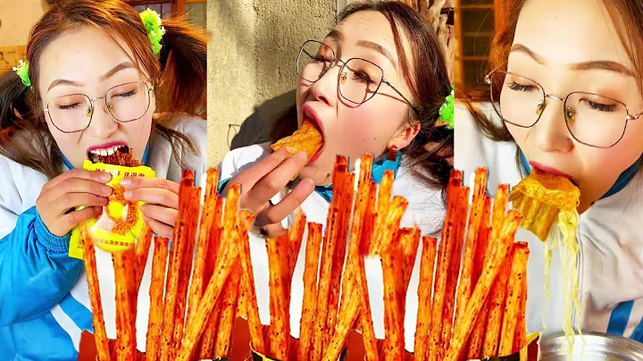 你小时候吃的爆辣的辣条是哪一个？#童年回忆 #童年小卖部 #童年零食 - 天天要闻