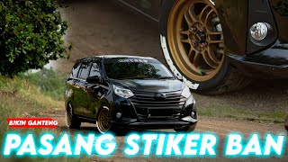 Stiker Ban Yang bikin Kece Badai || Calya Modifikasi || Racing Look