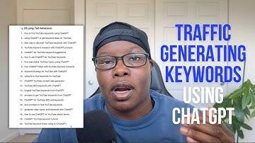 Best Ways to Discover Youtube Longtail Keywords Using ChatGPT