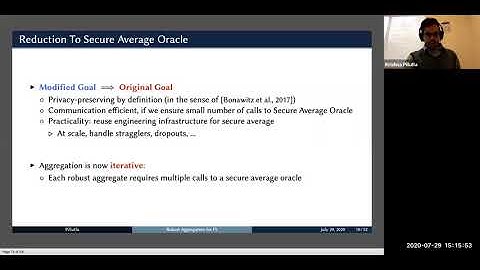 FLOW Seminar #11: Krishna Pillutla (Washington) Robust Aggregation for Federated Learning