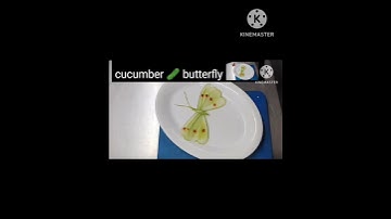cucumber 🥒 carving butterfly #pahadichef #food #chefselection #foodart