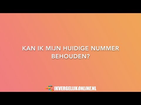 Video: Hoe Kan Ik Van Provider Veranderen Terwijl Ik Mijn Telefoonnummer Behoud?