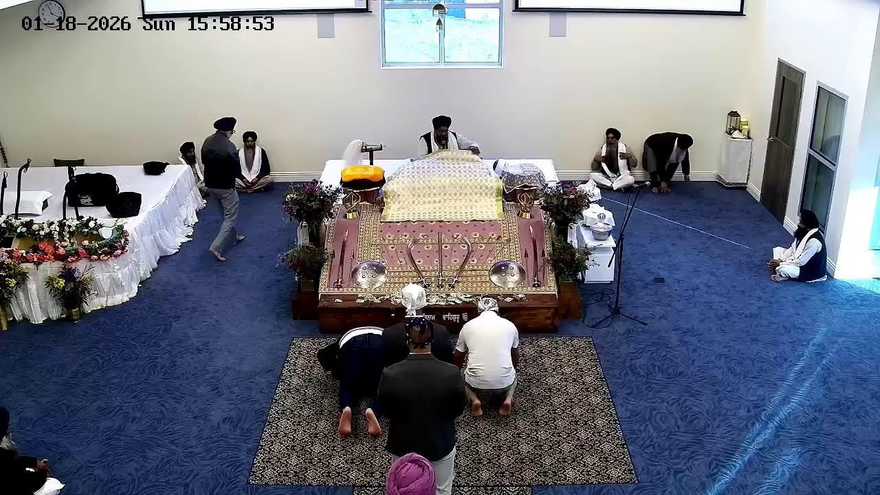 Guru Nanak Darbar Gurdwara Sahib Santa Rosa Live Telecast Sunday ProgramJan 18, 2026
