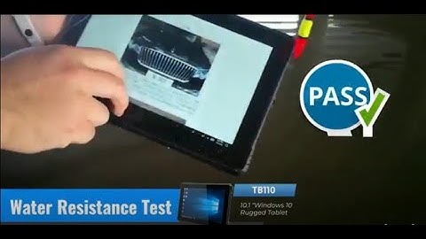 【Rugged Tablet】TB110 - Extreme Product Testing