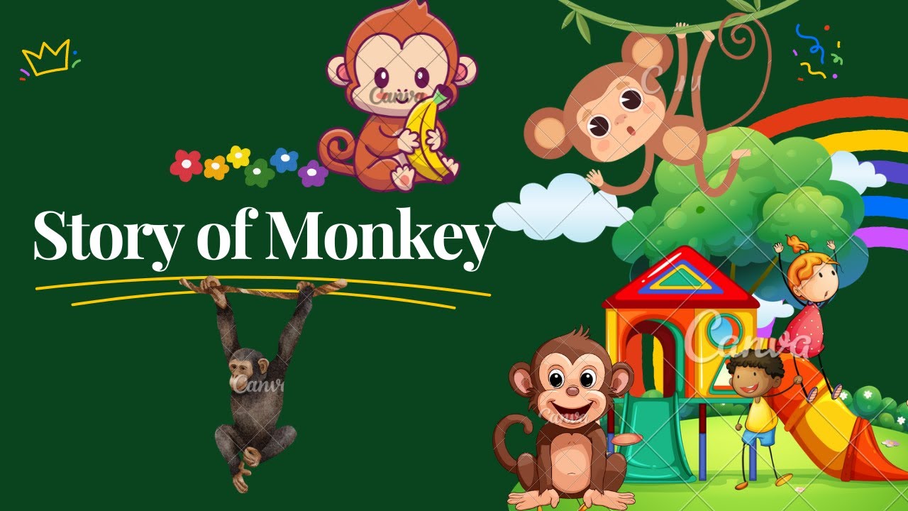 Story of monkeys on a fast new 2024 for children must watch educational video