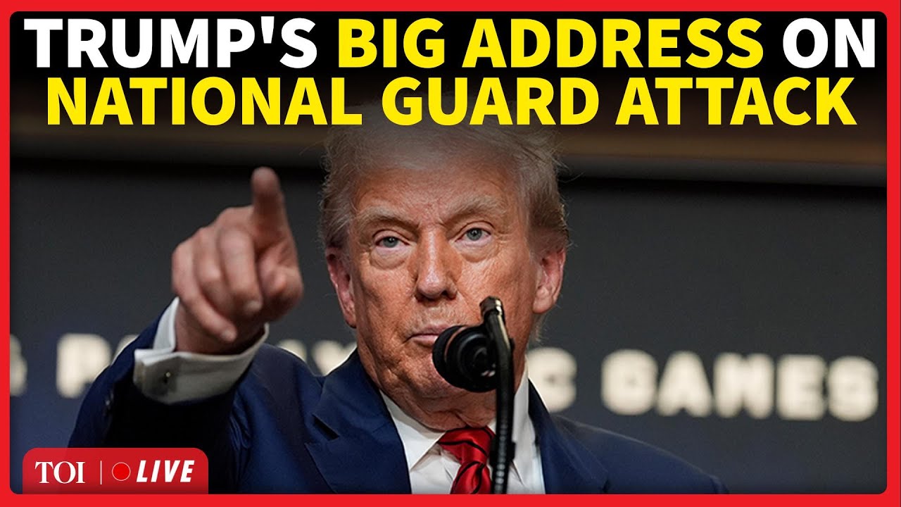 Trump LIVE: Trump Emergency Address On National Guard Shooting In Washington DC