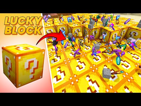 Lucky Block Addon For Minecraft Pe | Lucky Block Mod For 1.20 Minecraft Bedrock