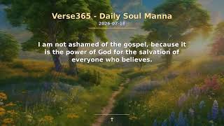 Bible Verse of the Day | Romans 1:16 | July 18, 2026