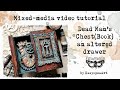 Mixed Media Altered Book-Drawer &quot;Dead Man&#39;s Chest(Book)&quot; by KasyopeaArt