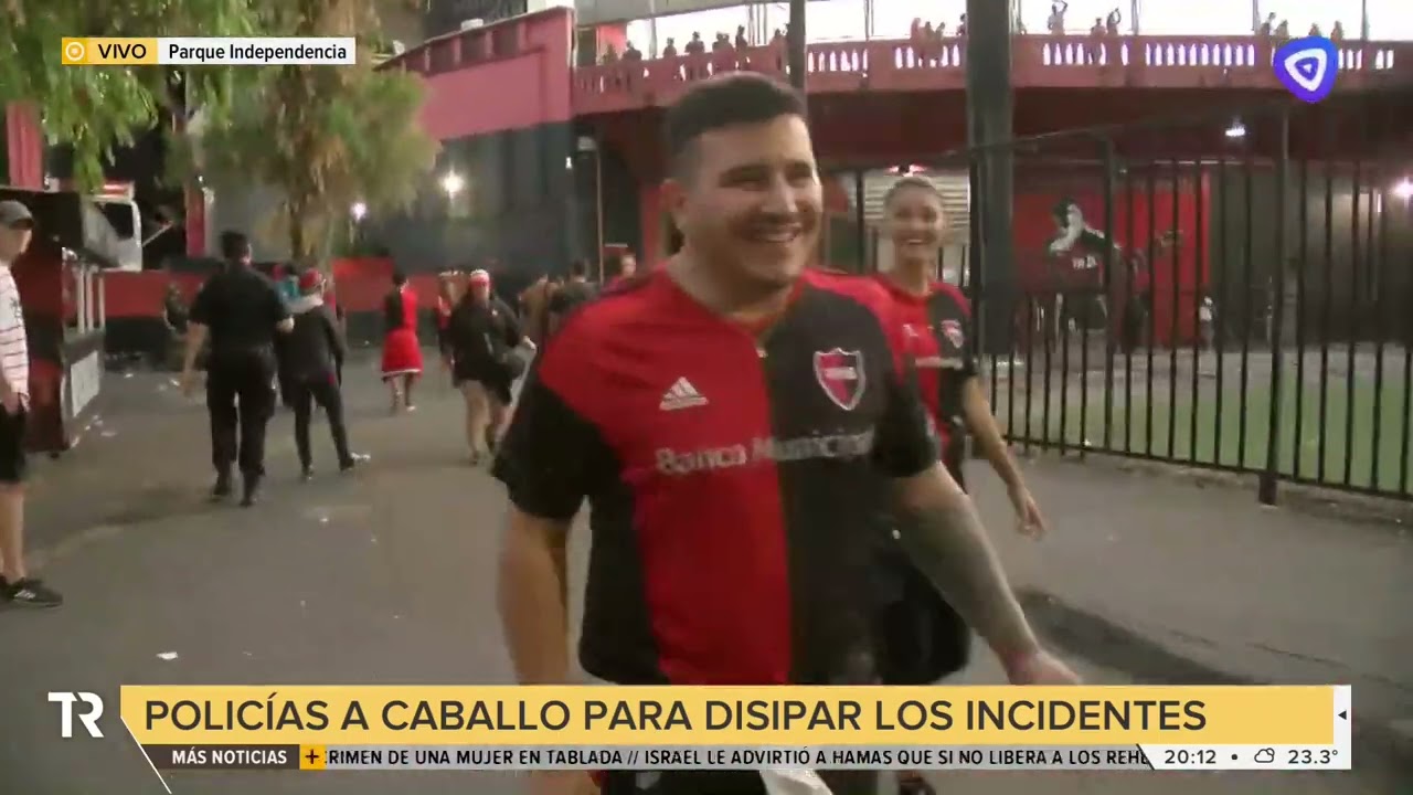 Disturbios y balas de goma en inmediaciones del Coloso tras la derrota de Newell's