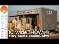 Woman's Eclectic 10' Wide Tiny House in Tiny Home Community
