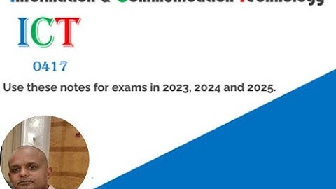 IGCSE ICT 0417 Chapter 6 ICT Applications 3 . Computer controlled systems 1/1