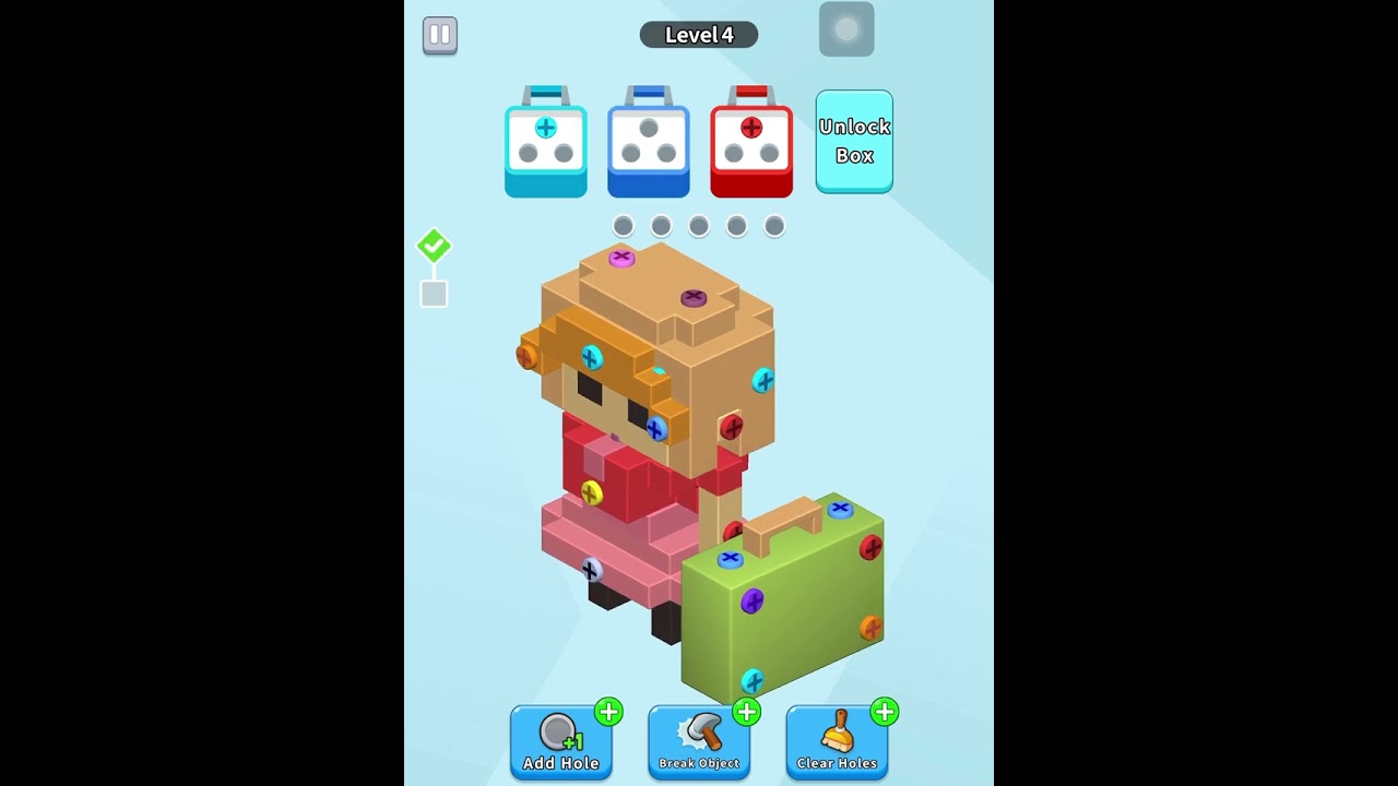 SCREW AWAY: 3D PIN PUZZLE (Level 4)