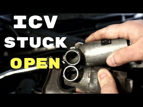 BMW e46 Idle Control Valve cleaning ICV STUCK OPEN P1500