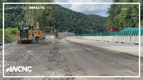 Rebuilding I-40 a year after Hurricane Helene hits North Carolina