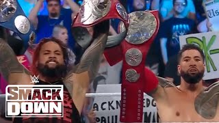 The Usos UNIFY THE TAG TEAM TITLES | WWE SmackDown Highlights 5/20/22 | WWE on USA