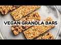 Homemade VEGAN Chewy Granola Bars (3 Ways!)