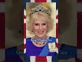 Queen Camilla wearing Queen Elizabeth II's Tiara for the first time! #royalfamily #tiara #camilla