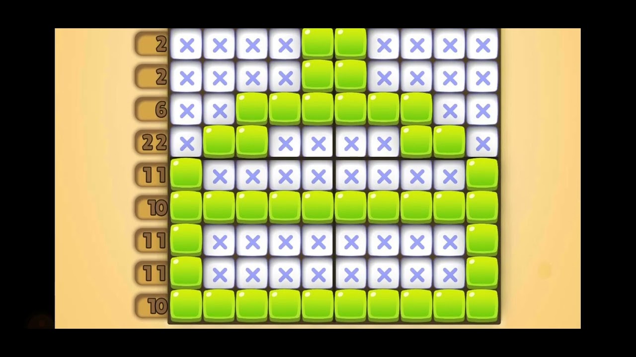 Nono Crossing Level 887 Picture Nonogram - YouTube