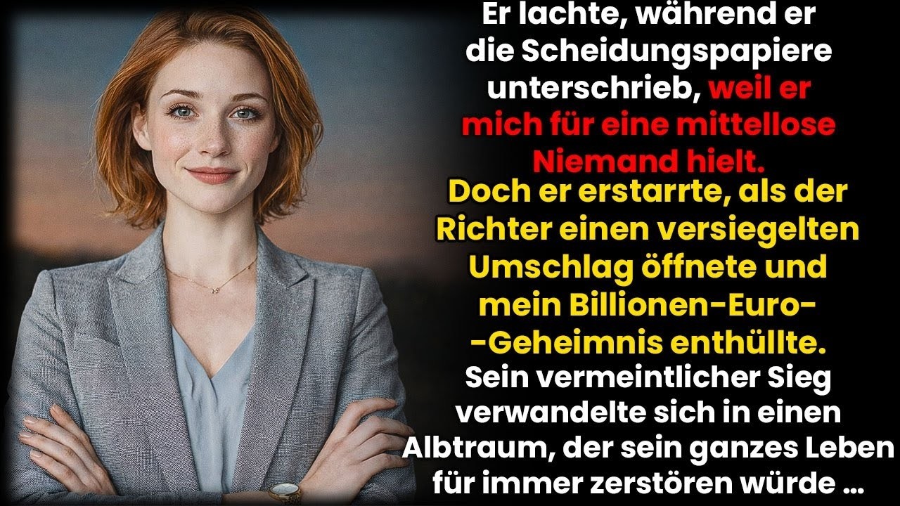 Er ahnte nicht, dass seine Frau die Tochter eines geheimen Billionärs war – und unterschrieb
