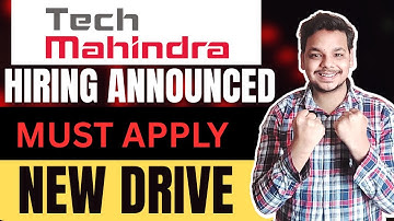 Tech Mahindra New Role Hiring Announced | Off Campus Drive For 2025, 2024 Batch | Fresher Jobs