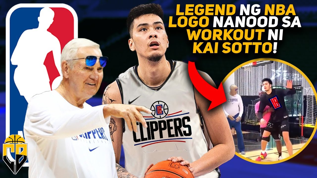 WOW! NBA LOGO JERRY WEST sinadya si KAI SOTTO sa CLIPPERS workout , Pacers sunod na!