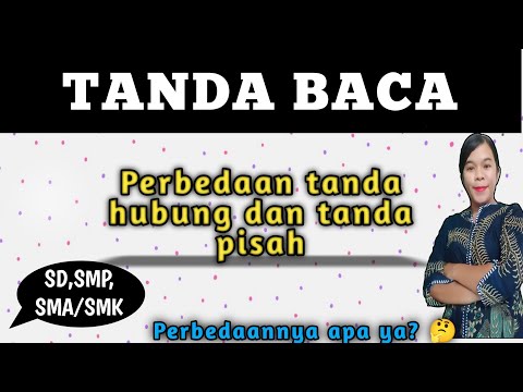 Video: Untuk Apa Tanda Hubung?