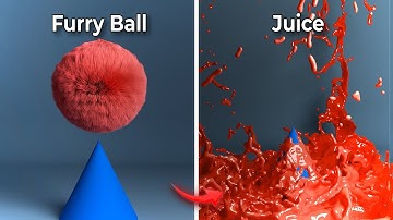 Ultimate Satisfying Blender Simulations | Cloth + Fluid + Physics