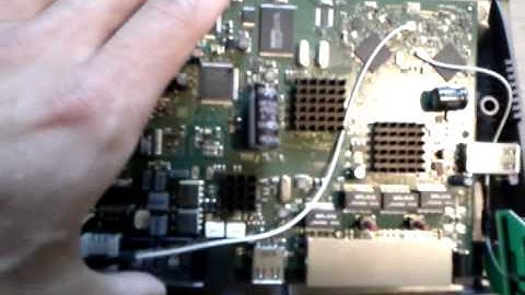 En FRITZ!Box 7390 set indefra