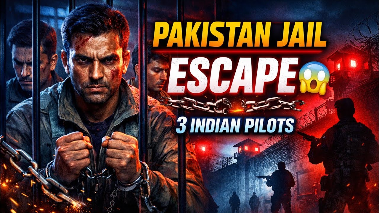 3 Indian Pilots vs Pakistan Prison 😱 Real Escape Story | Animation 