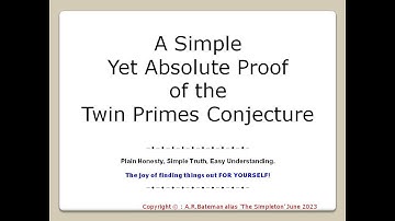 A Simple Yet Absolute Proof of the Twin Primes Conjecture