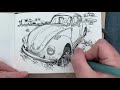 Sketching a vw beetle