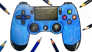 drawing playstation 4 controller