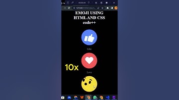 animated emoji using html css JavaScript #shortvideo #shorts