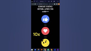 animated emoji using html css JavaScript #shortvideo #shorts