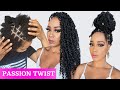 🔥How To: EASY PASSION TWIST Using Rubber Band Method /Step By Step / Beginner Friendly / Tupo1