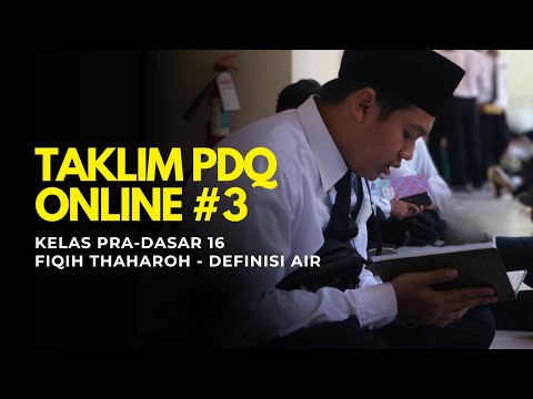Pertemuan Daring Pra Dasar 7 #3 (Definisi Air)
