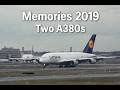 Two Lufthansa A380s at Frankfurt | Memories 2019 ✈️