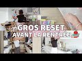 🍎✏️GROS RESET AVANT LA RENTRÉE | ORGANISATION AU MAX🗂️