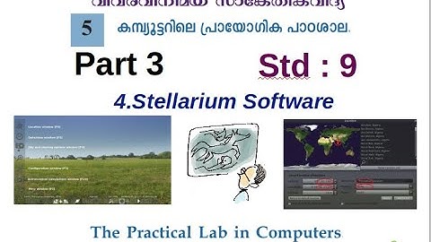 ICT Tutorials Std 9 Chapter 5 Stellarium 3