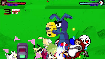 Mugen Request Rocko,Madotsuki,Zim & Shock The Worm vs Stimpy,Megaten,Aardvark & Toad