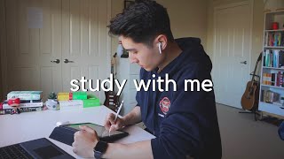 REAL TIME Study With Me (no music) | 2Hour Pomodoro [25/5]