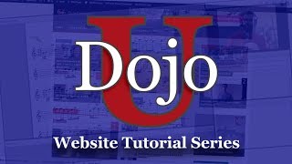 Dojo U Tutorial - Logging In From the Home Page