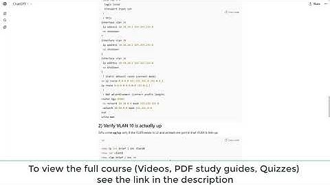 Using Generative AI for Networking: Configs, Troubleshooting & Automation (Networking Basics)