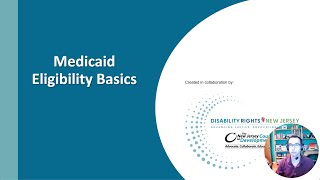DRNJ NJCDD Medicaid Eligibility Basics 2024