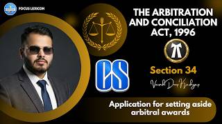 SECTION 34 Application for setting aside arbitral awards. #adr #csprofessional